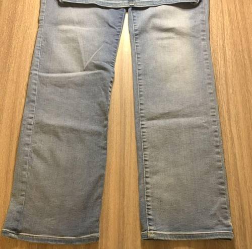 NYDJ  Marilyn Straight Light Wash Denim Jeans Size 6