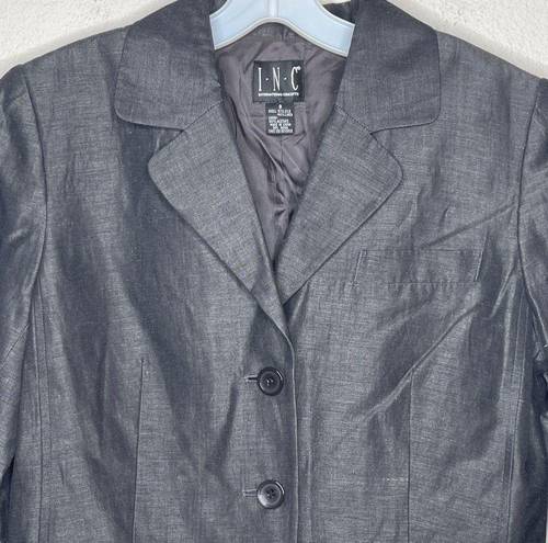 INC Vintage  Silk Blend Blazer