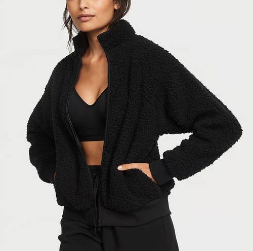 Victoria's Secret 
Cozy Fleece Full-Zip Mock Neck Jacket