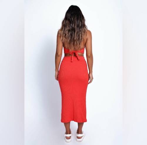 Skatie Serena Midi Skirt Cayenne