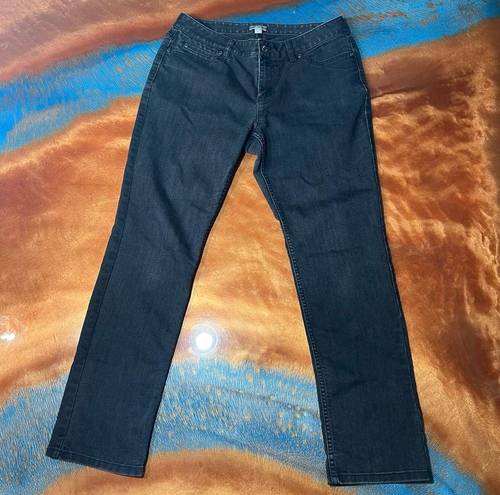 J.Jill  Slim Leg Faded Black Gray Wash Jeans size 10 P