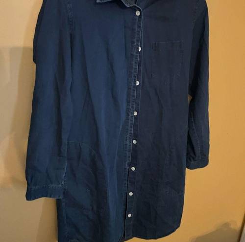 Steven Alan  denim shirt dress small