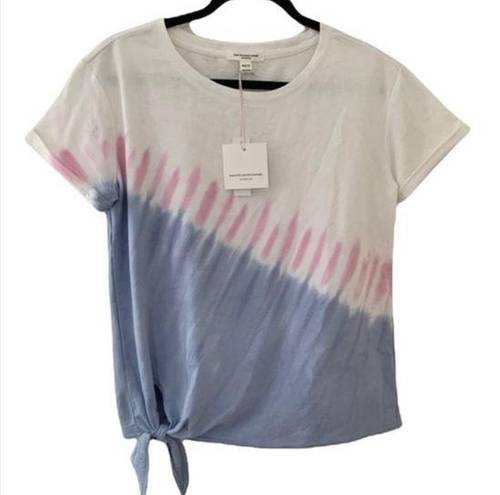 BeachLunchLounge  French Terry Side Tie Tie Dye Short Sleeve T-Shirt - XS