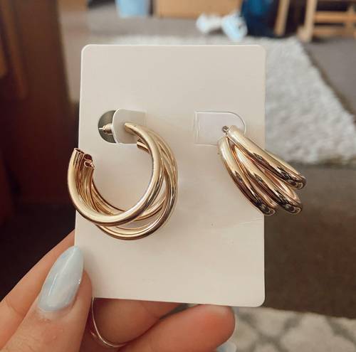 Gold Hoop Earrings