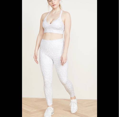 Good American Leopard Foil Crop Leggings