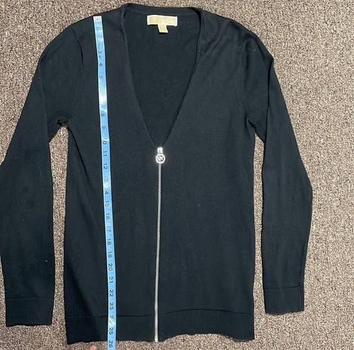 Michael Kors Michael  Women’s Black Half Zip Cardigan Size S