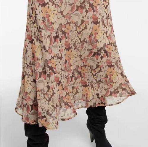 Polo  RALPH LAUREN Flower Patterns Medium Midi Skirts pastel colors Sz 6