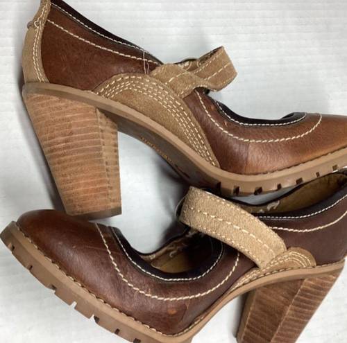 Timberland Earthkeepers Chauncey Mary Jane heels Brown Size  7.5