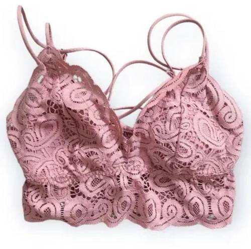 PINK - Victoria's Secret Pink Victoria’s Secret Light Pink lace Bralette  