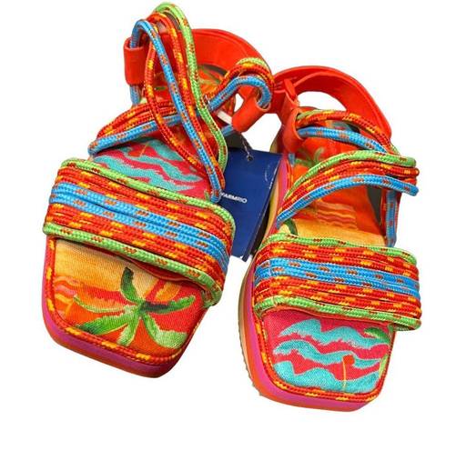 Farm Rio  Tropical Platform Sandal