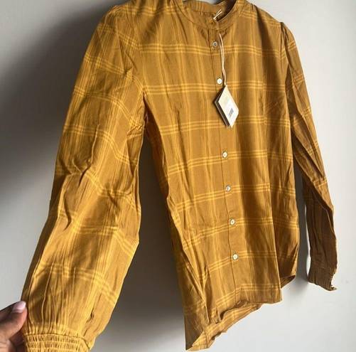 Harper NEW Faherty  TOP IN ASPEN GOLD PLAID