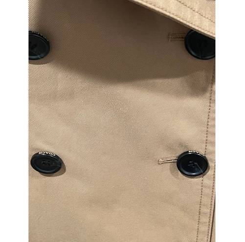 Coach Short Trench Tan Coat