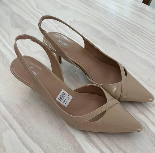 Beige SLINGBACKs Tan Size 7.5