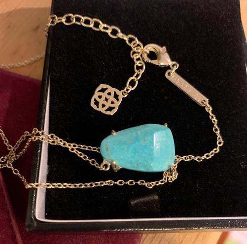 Kendra Scott  Turquoise Pendant Necklace