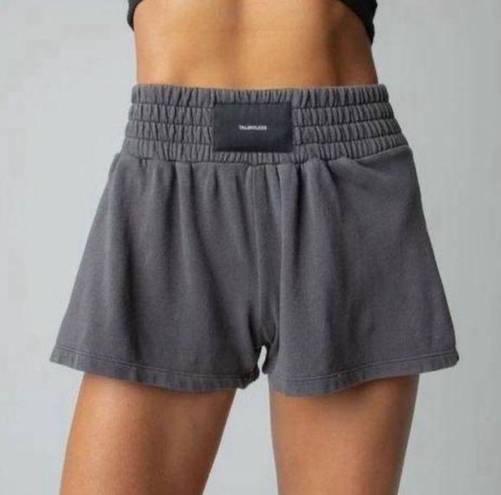 Talentless High Waisted Gray Boxer Shorts 🩶 Size Medium