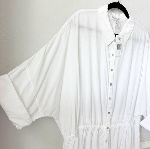 l*space NWT L* Pacifica Tunic Cover-Up in White sz M/L