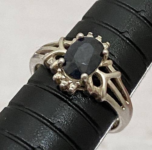 Onyx Black  Sterling Silver Ring 5