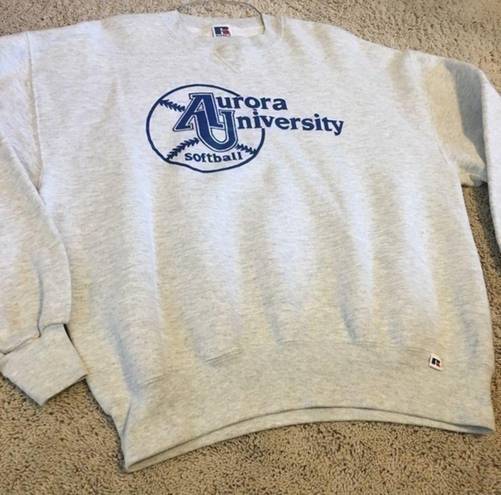 Russell Athletic Aurora University Softball sweatshirt size large from the 90’s