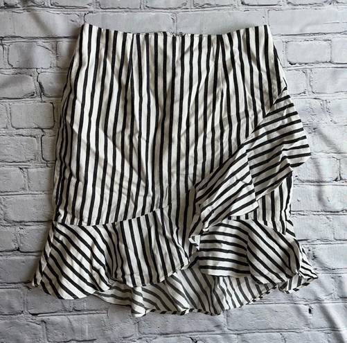 A New Day Skirt 2 Ruffled Striped Short