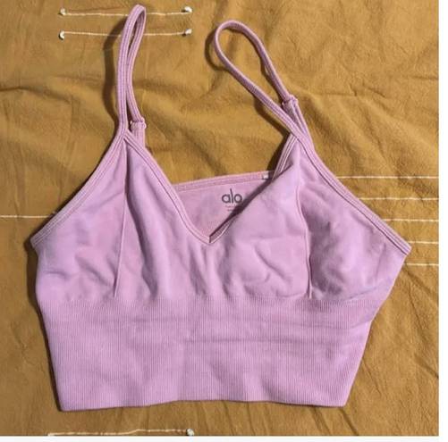 Alo Yoga Pink Alo Sports Bra