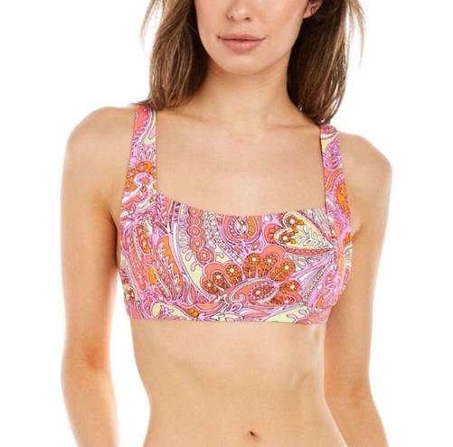 Jessica Simpson NEW  Flower Printed Retro Hipster Bikini Small / S Swimsuit 2 Pc