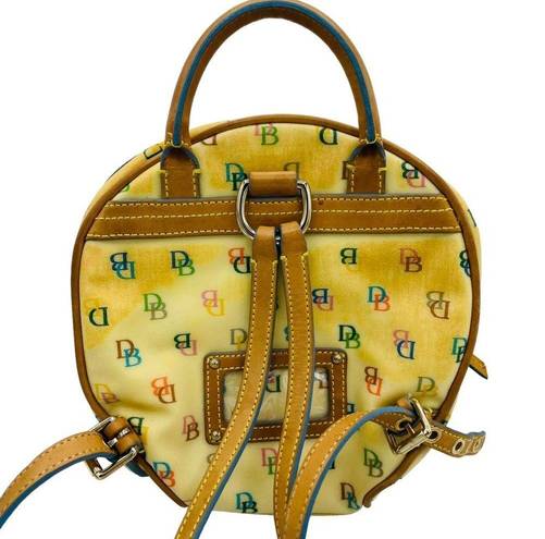 Dooney & Bourke  Round RARE Multi-Color Mini Backpack With Rainbow Zippers