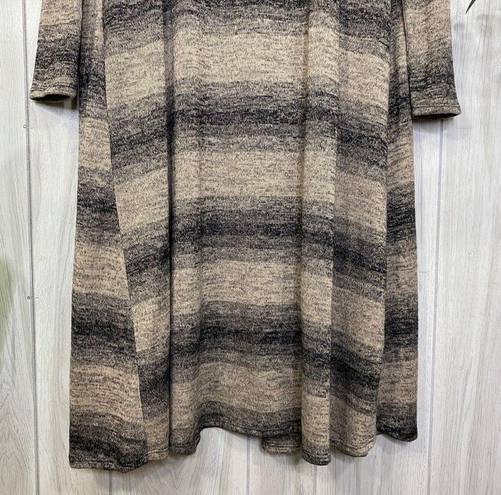 LuLaRoe  Ombre Heather Striped Sarah Duster Cardigan size S Small