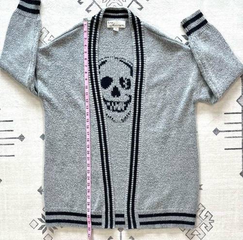 Vintage Havana Knit Skull Cardigan Sweater