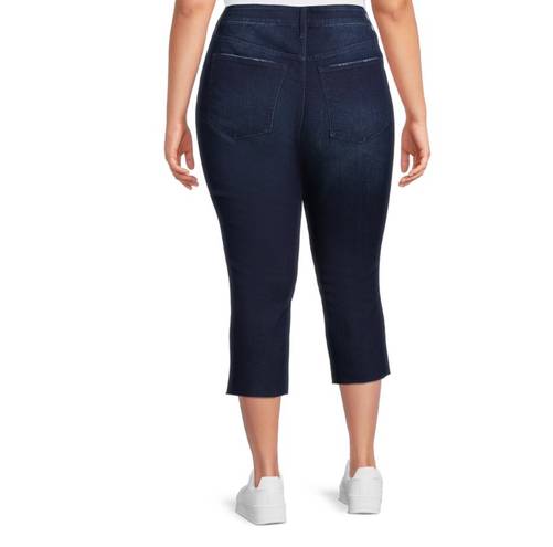 Terra & Sky NWT  Women's Plus Size BOUTIQUE High Rise Skinny Capri Jeans Size: 24W