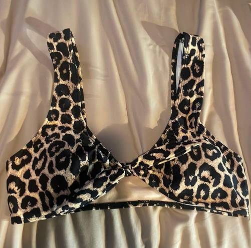 Cabana Del Sol  Cheetah Bikini Top