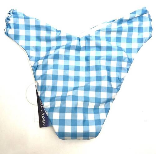 Chateau ISABELLA ROSE  Checkered Swim Bottoms in Chambray Size Large