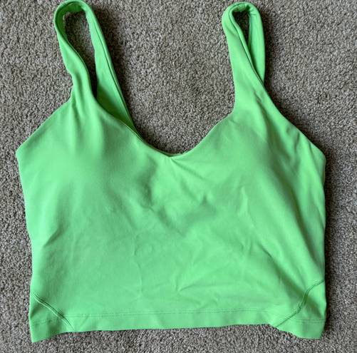 Lululemon Neon Lime Green Align Tank