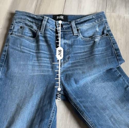 Paige Cindy Bootcut Distressed Jeans Size 26