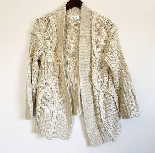 RD Style  Chunky Rope Cardigan Sweater XS