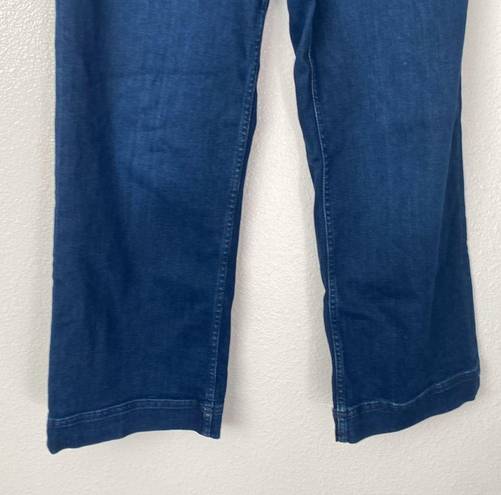 Pilcro  Anthropologie 28 The Skipper Dark Wash Crop Jeans