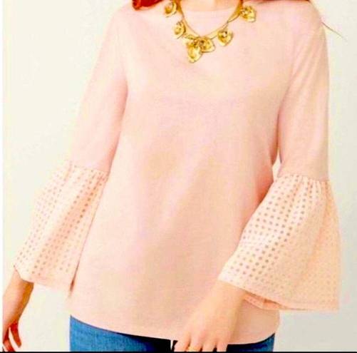 Stella & Dot NEW  Maette Peach Long Bell Sleeve Lightweight Top Women’s Size 2X