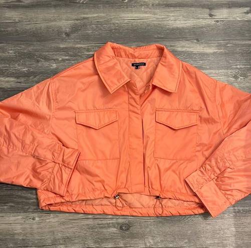 These Three Boutique Orange Light Weight Jacket