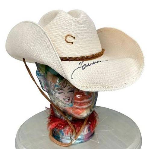 Charlie 1 Horse Tracy Lawrence Signed Cowboy Hat, Size Large