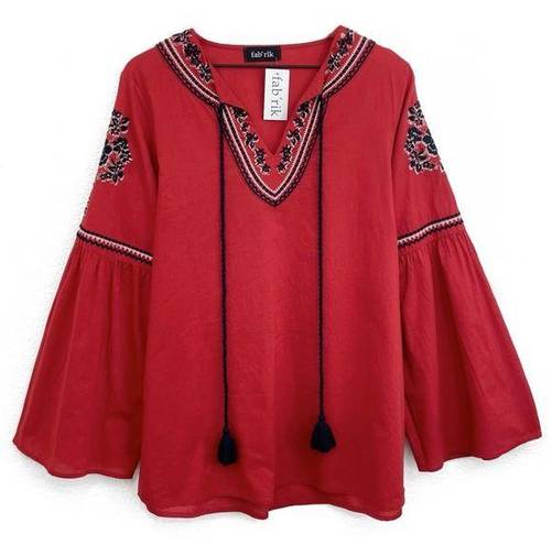 fab'rik ‼️SALE‼️ 🆕 Boho Peasant Embroidered Tunic