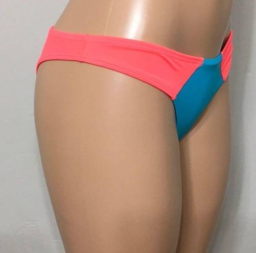 PilyQ  bright orange and blue bikini bottom. NWT