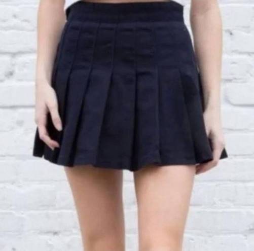 Brandy Melville  Dana Navy Pleated Skirt