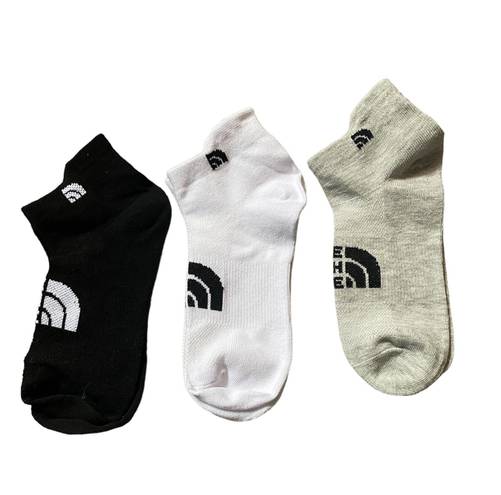 The North Face  Socks 3 Pack (Black, White, Gray)