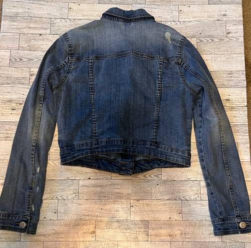 Aeropostale Real Denim Medium Wash Denim Jacket Women Medium