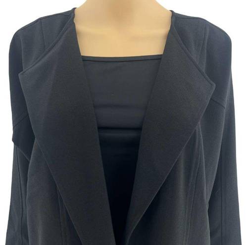 Daniel Rainn DR2 (S)  Black Long Sleeve Open front Blazer Jacket Womens