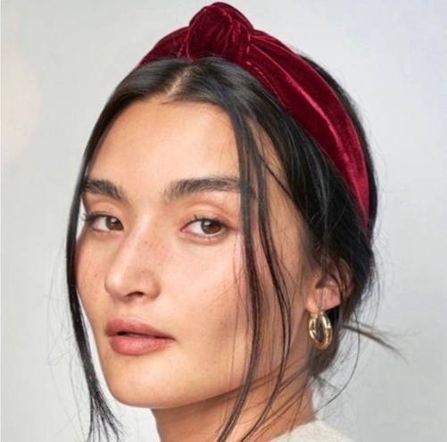 Lele Sadoughi  Knotted Velvet Headband