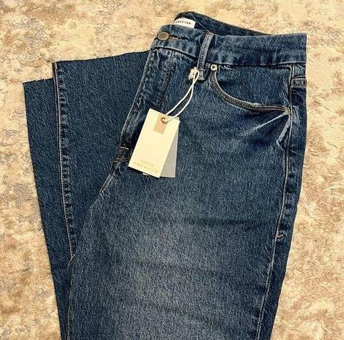 Good American Classic Raw Hem Denim size 12 but runs 1-2 sizes small. BNWT