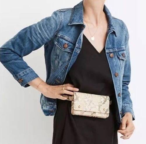 Madewell NEW  The Jean Jacket in Pinter Wash, 3X