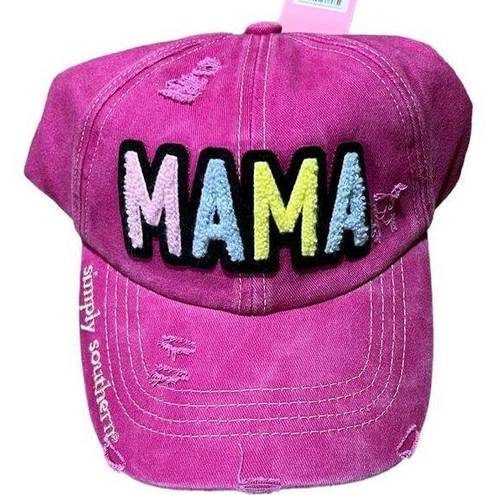 Simply Southern NWT  Women’s “Mama” Distressed Chenille Hat‎
