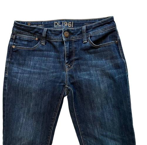 DL 1961 Grace High Rise Straight Axel, Sz 26