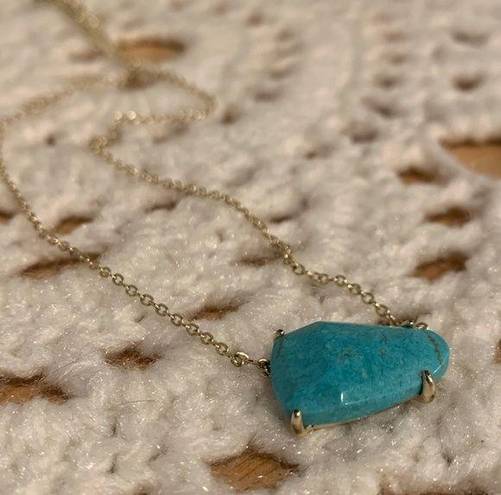 Kendra Scott  Turquoise Pendant Necklace